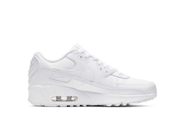 Кроссовки Nike Air Max 90 Leather белые купить